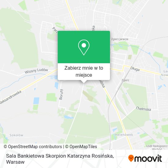 Mapa Sala Bankietowa Skorpion Katarzyna Rosińska