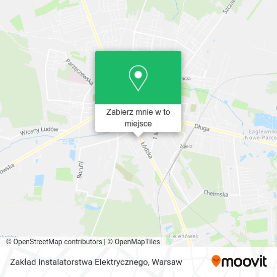 Mapa Zakład Instalatorstwa Elektrycznego