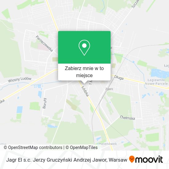 Mapa Jagr El s.c. Jerzy Gruczyński Andrzej Jawor