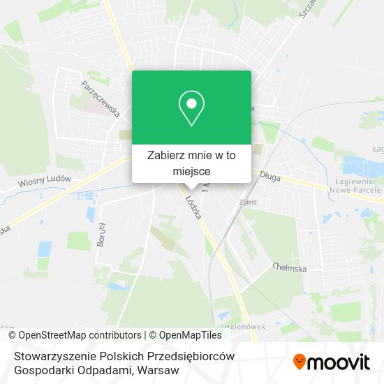 Mapa Stowarzyszenie Polskich Przedsiębiorców Gospodarki Odpadami