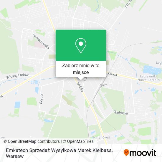 Mapa Emkatech Sprzedaż Wysyłkowa Marek Kiełbasa