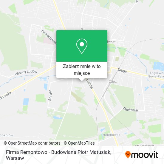 Mapa Firma Remontowo - Budowlana Piotr Matusiak