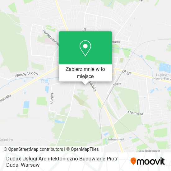 Mapa Dudax Usługi Architektoniczno Budowlane Piotr Duda