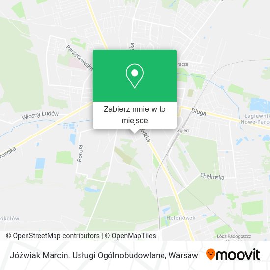 Mapa Jóźwiak Marcin. Usługi Ogólnobudowlane