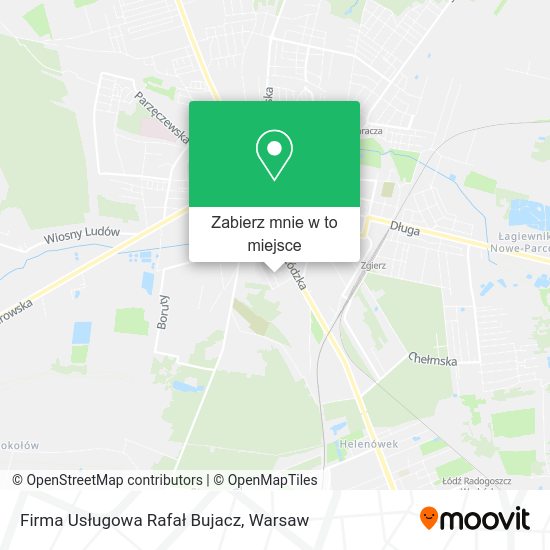 Mapa Firma Usługowa Rafał Bujacz