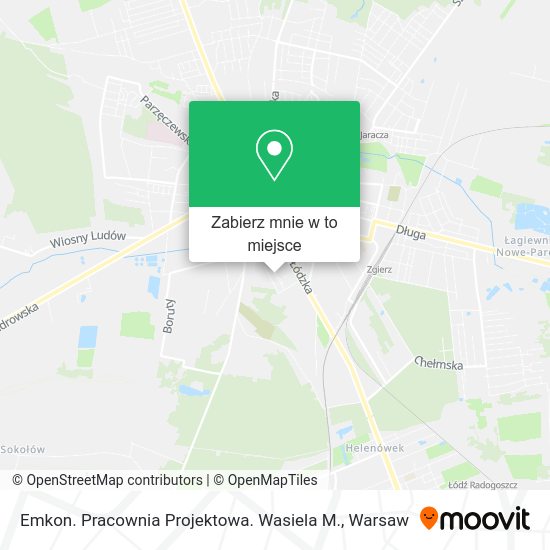 Mapa Emkon. Pracownia Projektowa. Wasiela M.