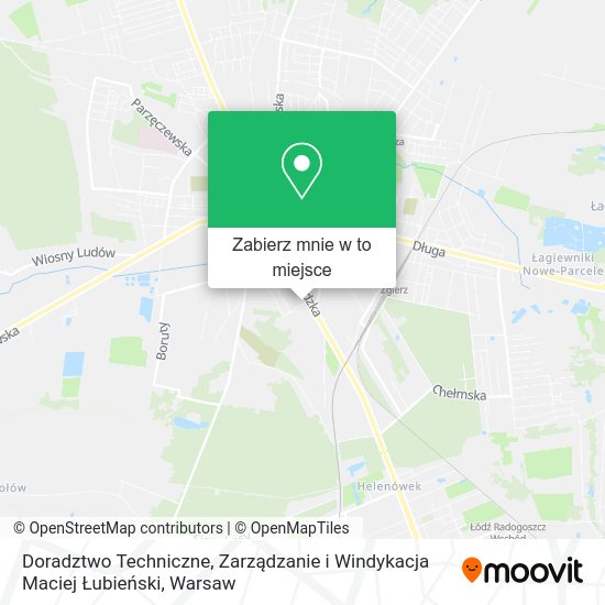 Mapa Doradztwo Techniczne, Zarządzanie i Windykacja Maciej Łubieński