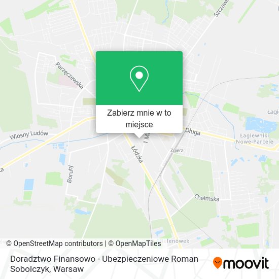 Mapa Doradztwo Finansowo - Ubezpieczeniowe Roman Sobolczyk