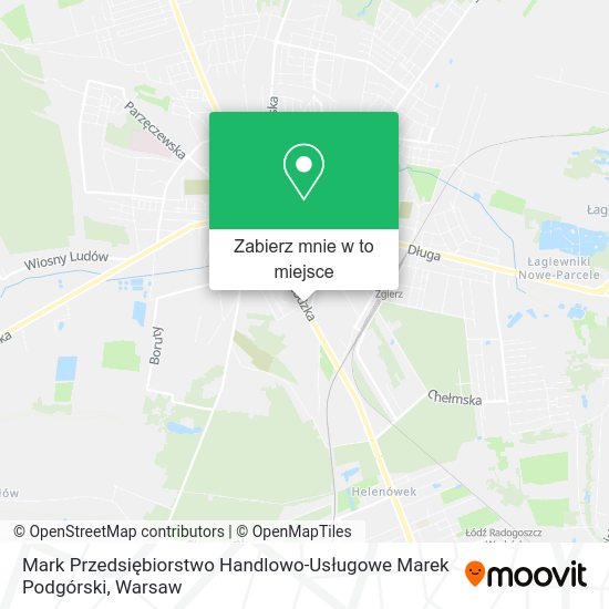 Mapa Mark Przedsiębiorstwo Handlowo-Usługowe Marek Podgórski