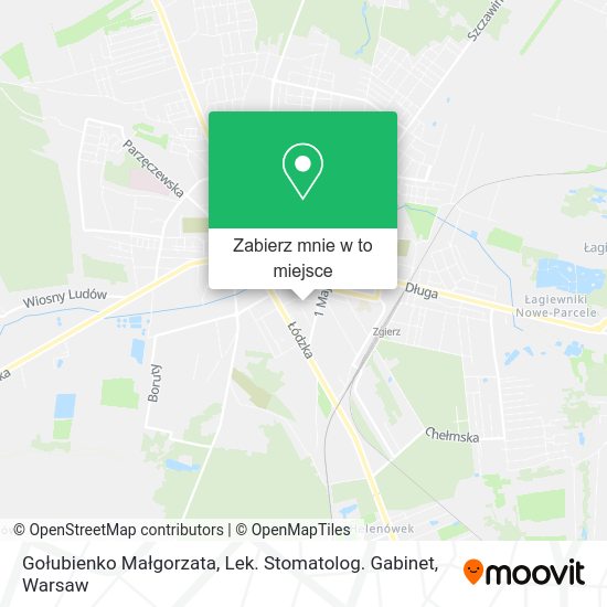 Mapa Gołubienko Małgorzata, Lek. Stomatolog. Gabinet