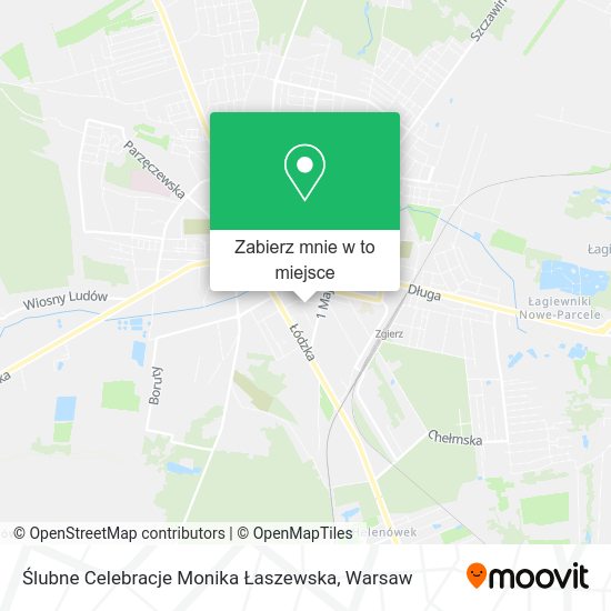 Mapa Ślubne Celebracje Monika Łaszewska