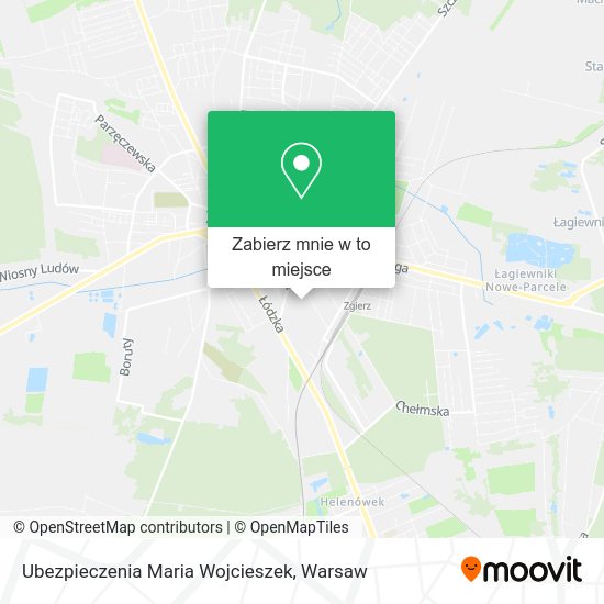 Mapa Ubezpieczenia Maria Wojcieszek