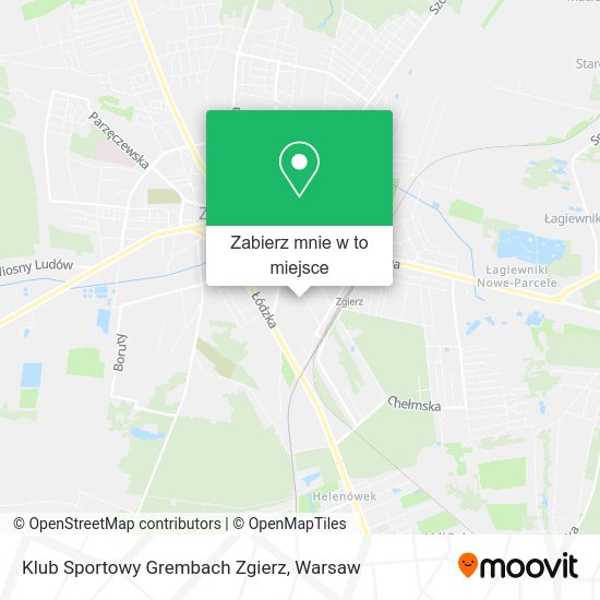 Mapa Klub Sportowy Grembach Zgierz