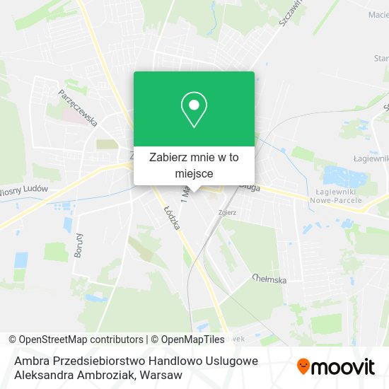 Mapa Ambra Przedsiebiorstwo Handlowo Uslugowe Aleksandra Ambroziak