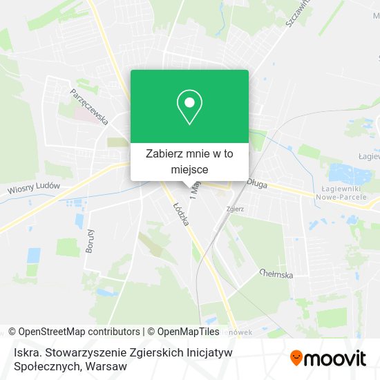 Mapa Iskra. Stowarzyszenie Zgierskich Inicjatyw Społecznych