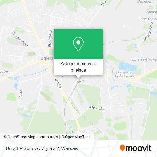 Mapa Urząd Pocztowy Zgierz 2