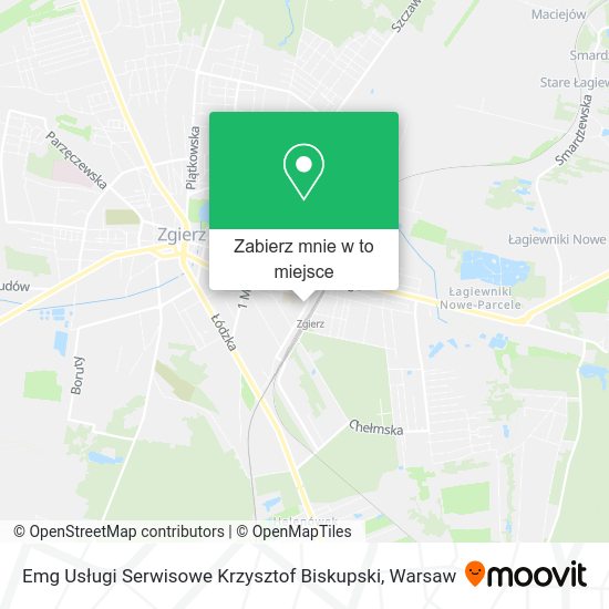 Mapa Emg Usługi Serwisowe Krzysztof Biskupski