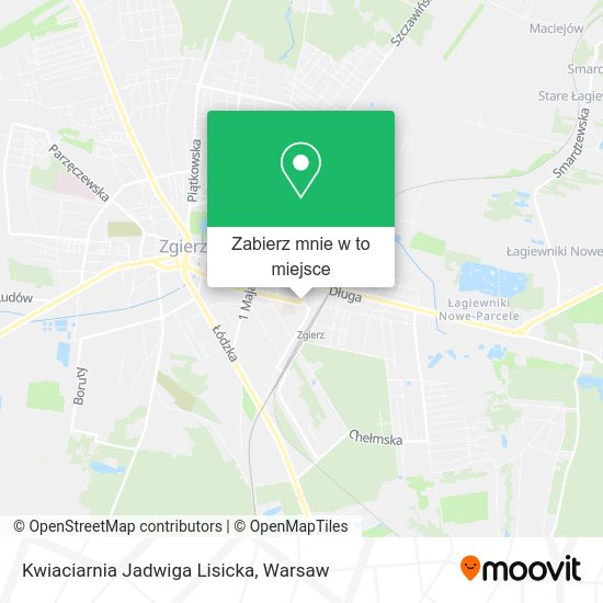 Mapa Kwiaciarnia Jadwiga Lisicka