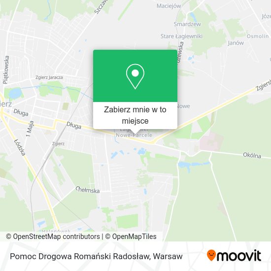 Mapa Pomoc Drogowa Romański Radosław