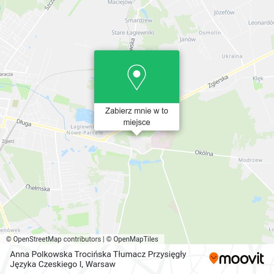 Mapa Anna Polkowska Trocińska Tłumacz Przysięgły Języka Czeskiego I