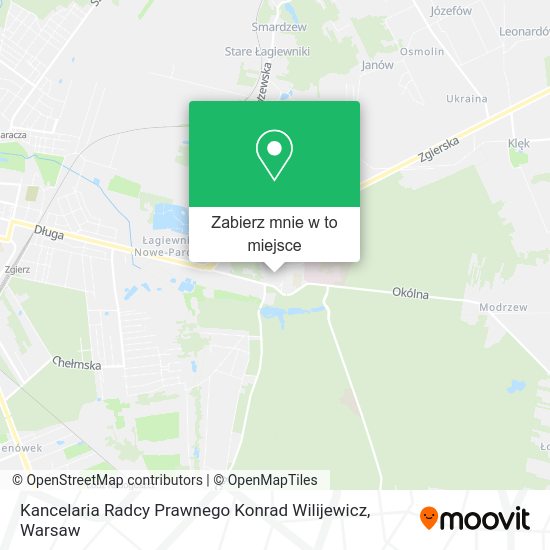 Mapa Kancelaria Radcy Prawnego Konrad Wilijewicz