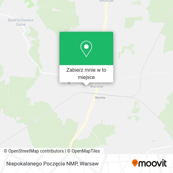 Mapa Niepokalanego Poczęcia NMP