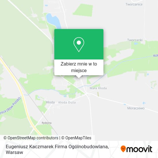 Mapa Eugeniusz Kaczmarek Firma Ogólnobudowlana