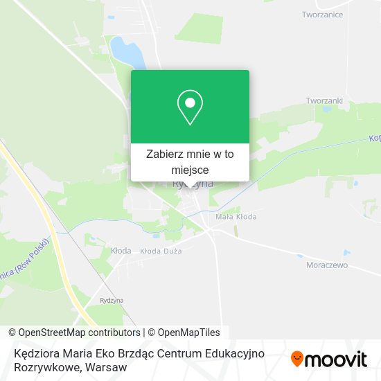 Mapa Kędziora Maria Eko Brzdąc Centrum Edukacyjno Rozrywkowe