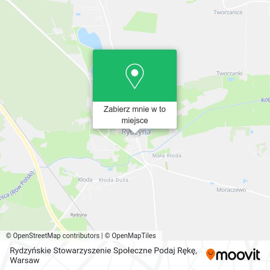 Mapa Rydzyńskie Stowarzyszenie Społeczne Podaj Rękę