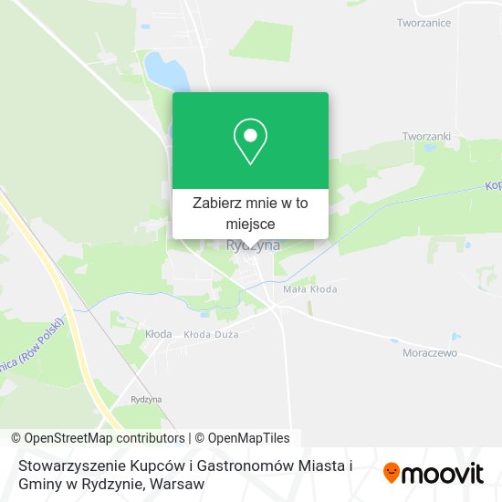 Mapa Stowarzyszenie Kupców i Gastronomów Miasta i Gminy w Rydzynie