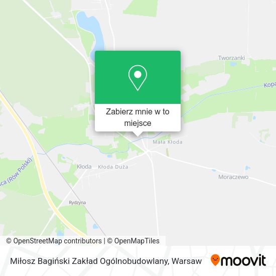 Mapa Miłosz Bagiński Zakład Ogólnobudowlany