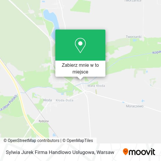 Mapa Sylwia Jurek Firma Handlowo Usługowa