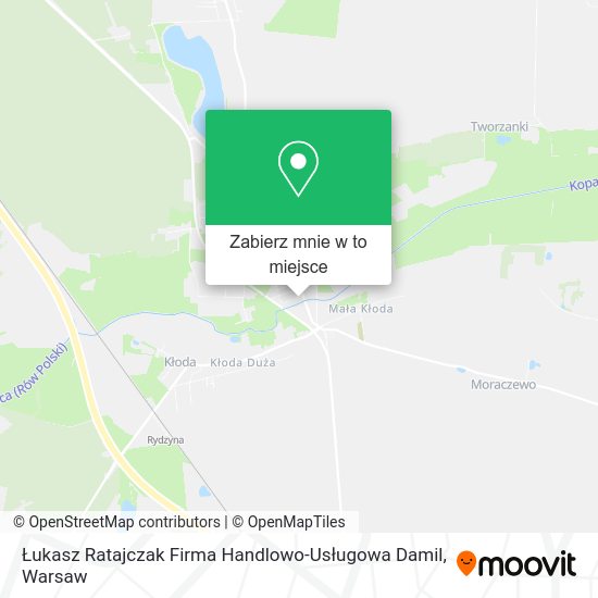 Mapa Łukasz Ratajczak Firma Handlowo-Usługowa Damil