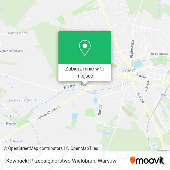 Mapa Kownacki Przedsiębiorstwo Wielobran