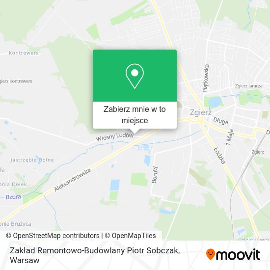 Mapa Zakład Remontowo-Budowlany Piotr Sobczak