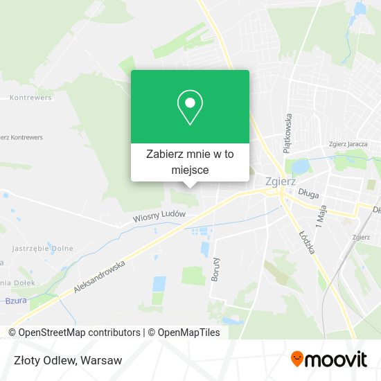 Mapa Złoty Odlew