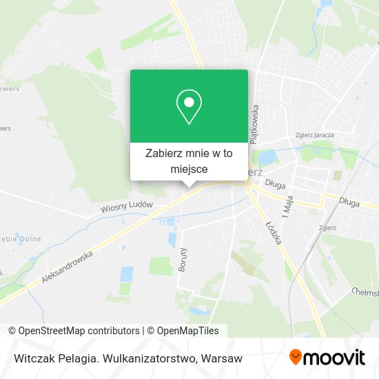 Mapa Witczak Pelagia. Wulkanizatorstwo