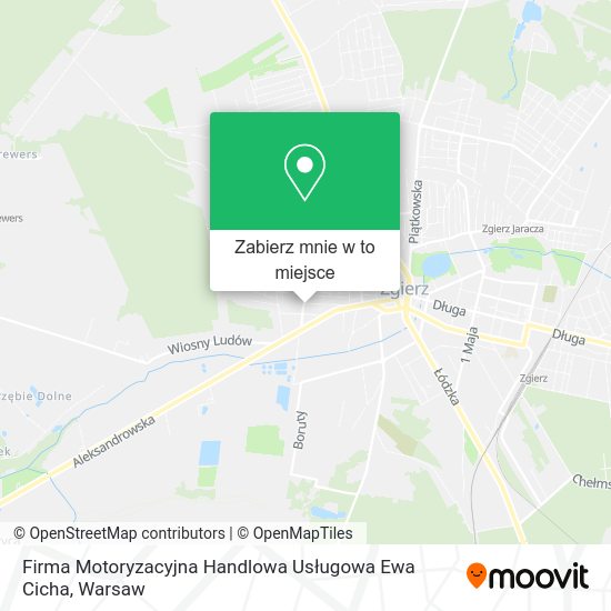 Mapa Firma Motoryzacyjna Handlowa Usługowa Ewa Cicha