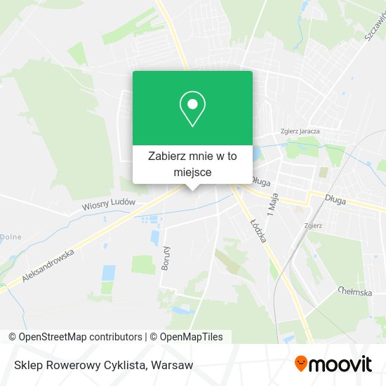 Mapa Sklep Rowerowy Cyklista