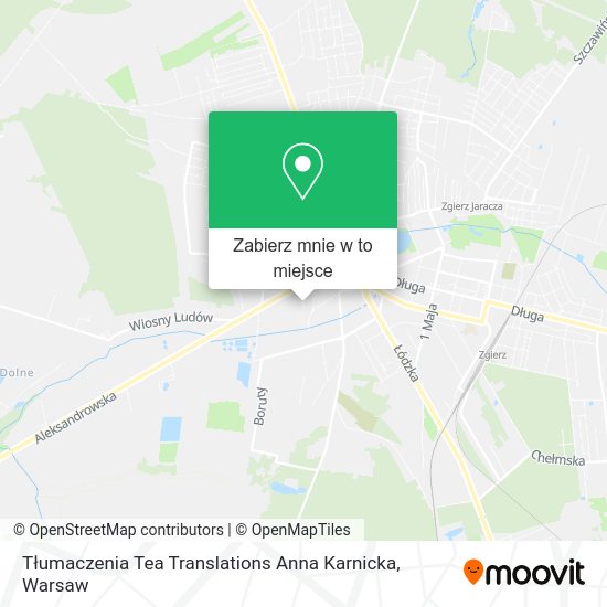 Mapa Tłumaczenia Tea Translations Anna Karnicka