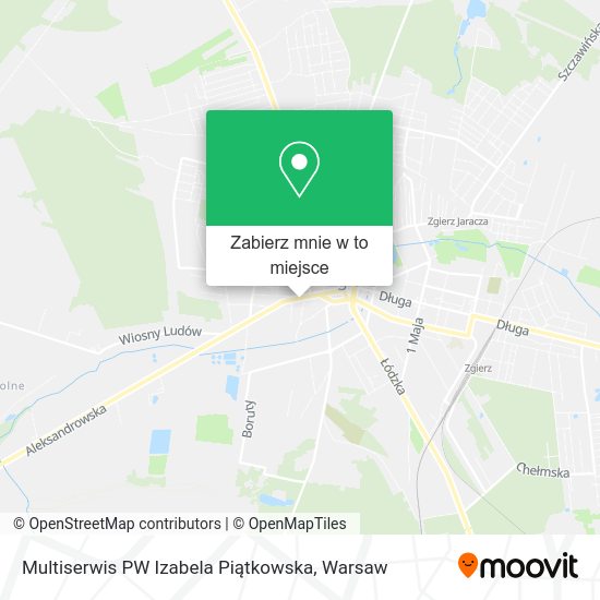 Mapa Multiserwis PW Izabela Piątkowska