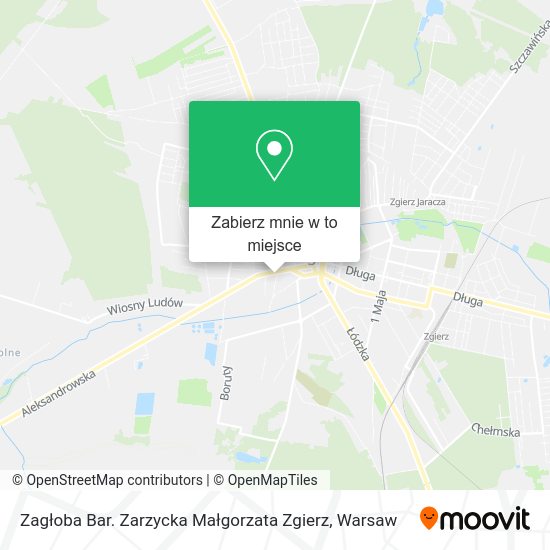 Mapa Zagłoba Bar. Zarzycka Małgorzata Zgierz