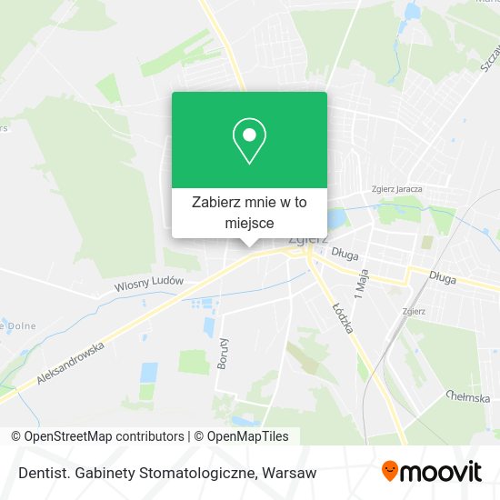 Mapa Dentist. Gabinety Stomatologiczne