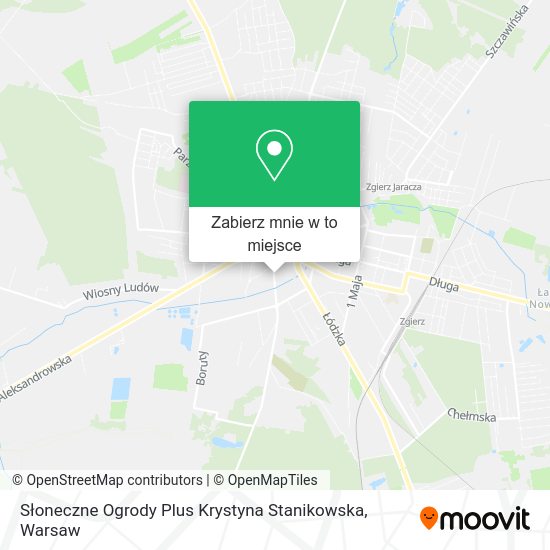 Mapa Słoneczne Ogrody Plus Krystyna Stanikowska