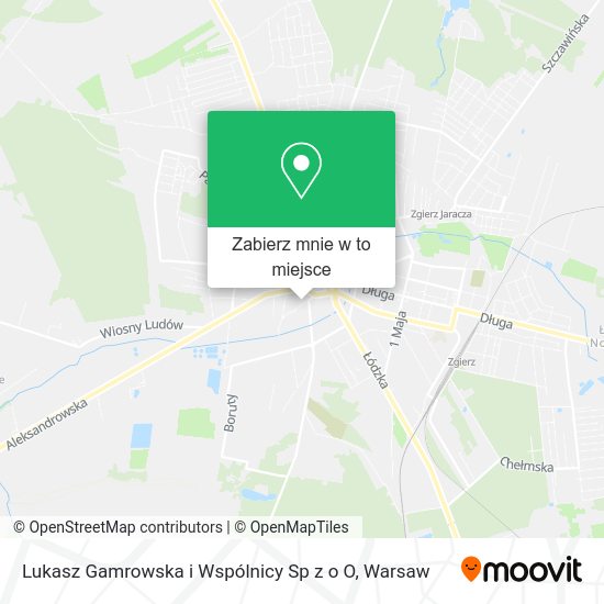 Mapa Lukasz Gamrowska i Wspólnicy Sp z o O