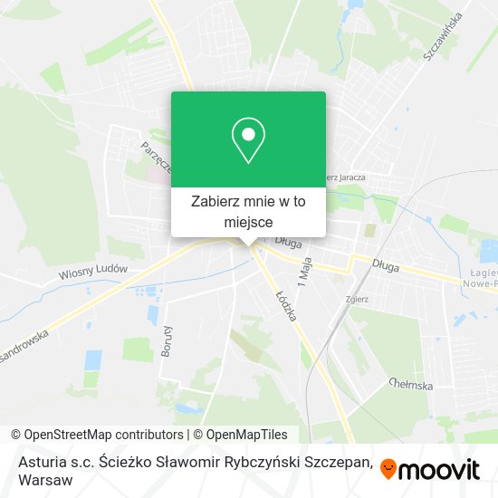 Mapa Asturia s.c. Ścieżko Sławomir Rybczyński Szczepan