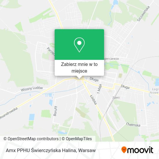 Mapa Amx PPHU Świerczyńska Halina