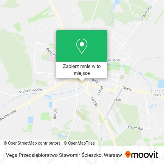 Mapa Vega Przedsiębiorstwo Sławomir Ścieszko