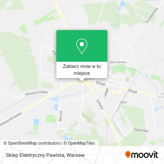 Mapa Sklep Elektryczny Pawista