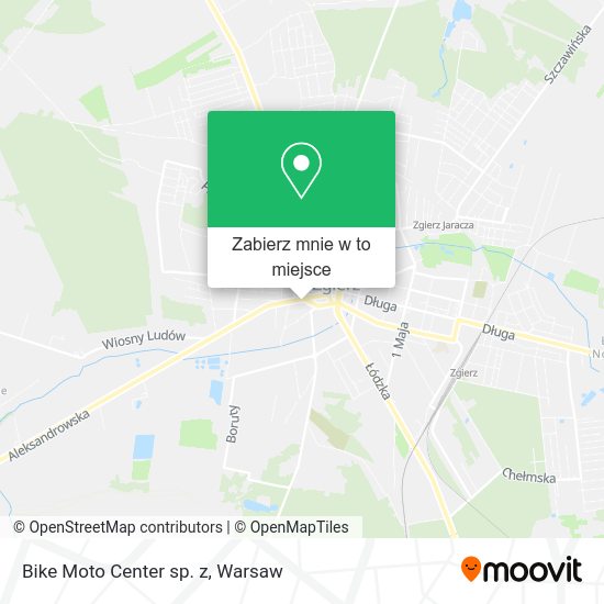 Mapa Bike Moto Center sp. z